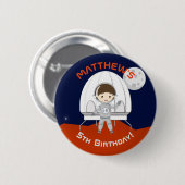 Ruimteverkenner Ronde Button 5,7 Cm (Voorkant /achterkant)