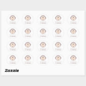Ruimteverkenner Ronde Sticker (Vel)