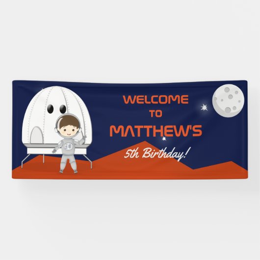 Ruimteverkenner Spandoek (Horizontaal)