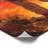 Ruimteverkenners in het Desert Poster (Hoek)