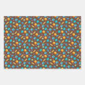 Ruimteverkenners op Brown Inpakpapier Vel (Voorkant)