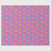 Ruimteverkenners op roze cadeaupapier (Vlak)