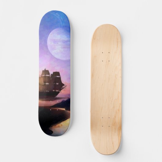 Ruimteverkenningskunst Voyager-ruimtevaartuig Skateboard (Voorkant)