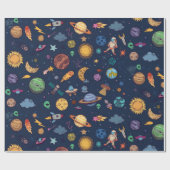 Ruimteverlooppapier Cadeaupapier (Vlak)