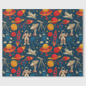 Ruimteverlooppapier Cadeaupapier (Vlak)