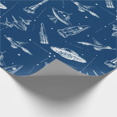 Ruimteverlooppapier Cadeaupapier (Hoek)