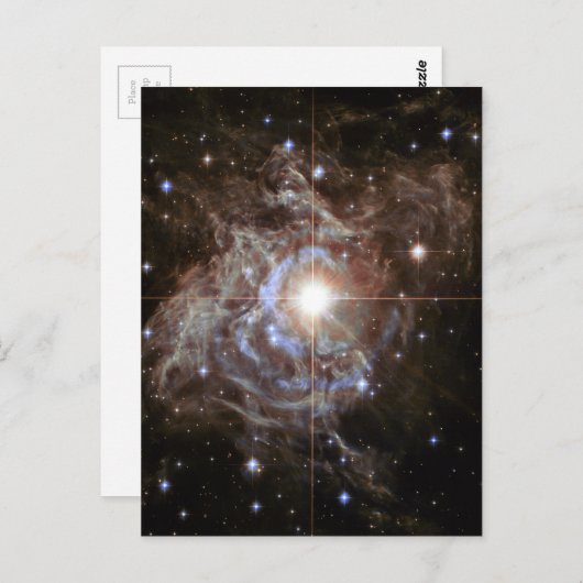 Ruimteverneveling - Cepheid Variable Star RS Puppi Briefkaart (Voorkant / Achterkant)
