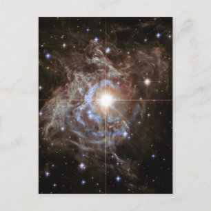 Ruimteverneveling - Cepheid Variable Star RS Puppi Briefkaart