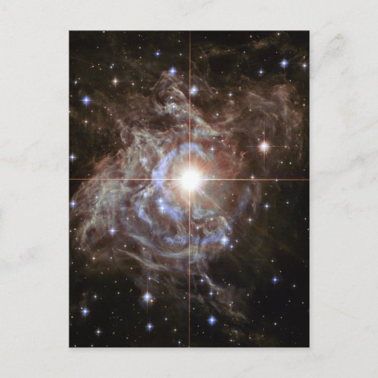 Ruimteverneveling - Cepheid Variable Star RS Puppi Briefkaart (Voorkant)