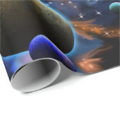 Ruimteverneveling en -planten cadeaupapier (Rol Hoek)