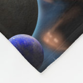 Ruimteverneveling en -planten fleece deken (Hoek)