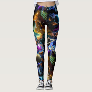 Ruimteverneveling en -planten leggings