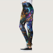 Ruimteverneveling en -planten leggings (Links)