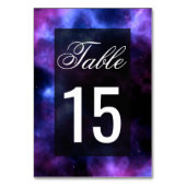 Ruimteverneveling Paarse sterrenweddenschap Kaart (Voorkant)