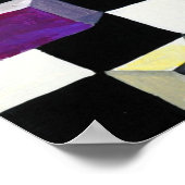 Ruimtevervorming met zichtverlichting poster (Hoek)