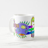 ruimtevis koffiemok (Voorkant links)