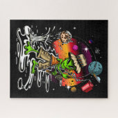 ruimtevisser legpuzzel (Horizontaal)