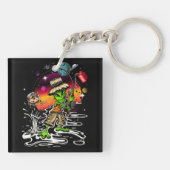 ruimtevisser sleutelhanger (Achterkant)