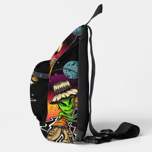 ruimtevisser sling bag (Rechts)