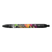 ruimtevisser zwarte inkt pen (Voorkant)