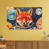 RUIMTEVOSSEN 2 CANVAS AFDRUK (Insitu (Woonkamer))