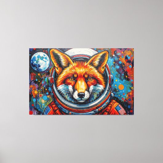 RUIMTEVOSSEN 3 CANVAS AFDRUK (Voorkant)