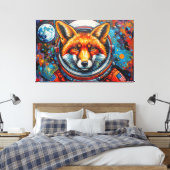 RUIMTEVOSSEN 3 CANVAS AFDRUK (Insitu (Slaapkamer))