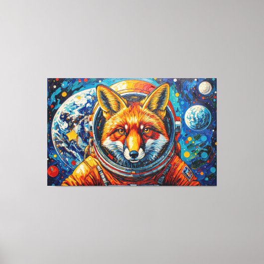 RUIMTEVOSSEN 4 CANVAS AFDRUK (Voorkant)