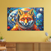 RUIMTEVOSSEN 4 CANVAS AFDRUK (Insitu (Woonkamer))