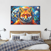 RUIMTEVOSSEN 4 CANVAS AFDRUK (Insitu (Slaapkamer))