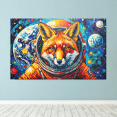 RUIMTEVOSSEN 4 CANVAS AFDRUK (Insitu (Houten vloer))