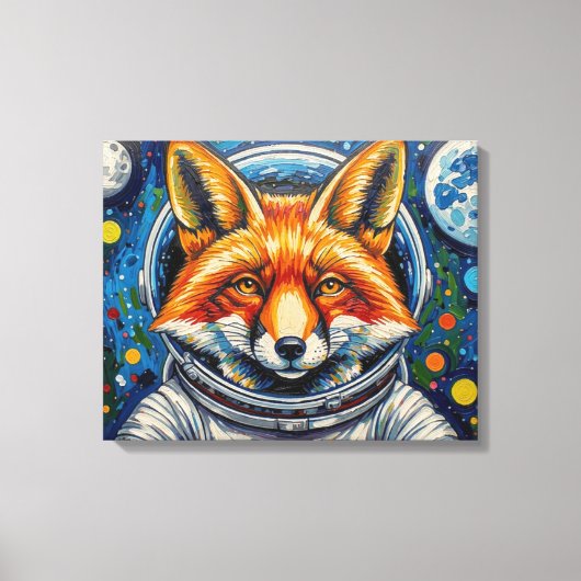 RUIMTEVOSSEN 5 CANVAS AFDRUK (Voorkant)
