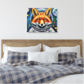 RUIMTEVOSSEN 5 CANVAS AFDRUK (Insitu (Slaapkamer))