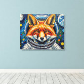 RUIMTEVOSSEN 5 CANVAS AFDRUK (Insitu (Houten vloer))
