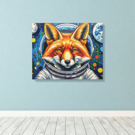 RUIMTEVOSSEN 5 CANVAS AFDRUK (Insitu (Houten vloer))