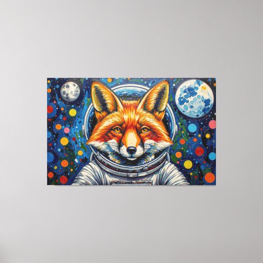 RUIMTEVOSSEN 5 CANVAS AFDRUK (Voorkant)