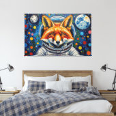 RUIMTEVOSSEN 5 CANVAS AFDRUK (Insitu (Slaapkamer))