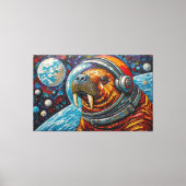 RUIMTEWALRUS CANVAS AFDRUK (Voorkant)