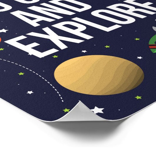 Ruimtewandbekleding, poster voor ruimtewandbekledi (Hoek)