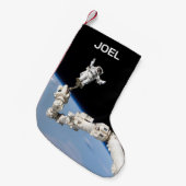 ruimtewandelaar kleine kerstsok (Voorkant (Hangend))