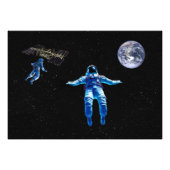 Ruimtewandelaars Foto Afdruk (Voorkant)