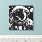 RUIMTEWANDELING-EVA 3 CANVAS AFDRUK (Insitu (Houten vloer))
