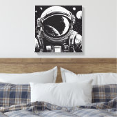 RUIMTEWANDELING-EVA 3 CANVAS AFDRUK (Insitu (Slaapkamer))