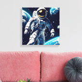 RUIMTEWANDELING-EVA 4 CANVAS AFDRUK (Insitu (Woonkamer))