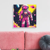 RUIMTEWANDELING-EVA 9 CANVAS AFDRUK (Insitu (Woonkamer))