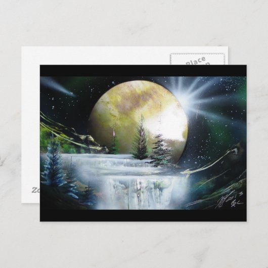 Ruimtewaterval Briefkaart (Voorkant / Achterkant)