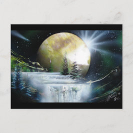 Ruimtewaterval Briefkaart