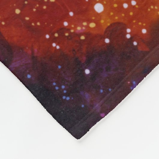  ruimtewerk fleece deken (Hoek)