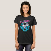 Ruimtewetenschap Galaxy Kinder Space Future Astron T-shirt (Voorkant volledig)