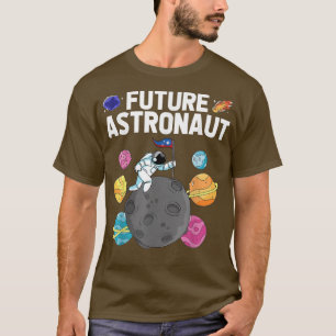 Ruimtewetenschappen Galaxy Moon Landing Planets Fu T-shirt
